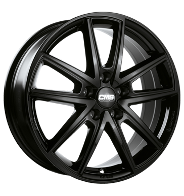 CMS C30 7,5x18 ET49 5x108 65,1 complete black gloss
