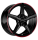 Ronal R69 MCR 8x18 ET40 5x112 76 jetblack-red rim