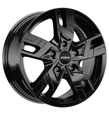 Ronal R64 7x17 ET53 5x160 65 jetblack