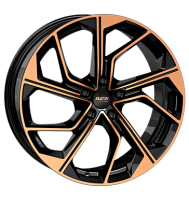 Platin P116 8x18 ET40 5x112 66,6 black copper polished