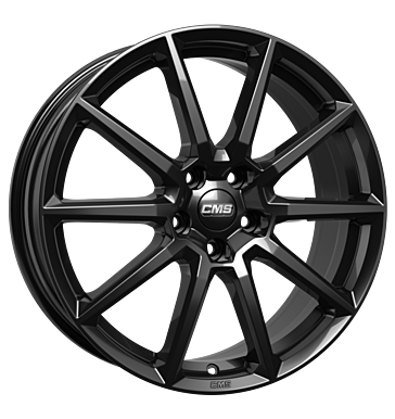 CMS C39 7,5x18 ET40 5x112 66,5 complete black gloss