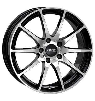 Platin P113 9x20 ET35 5x112 72,6 black polished