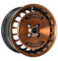 Ronal R10 TURBO 7x15 ET28 4x100 68 copper matt - front...