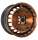 Ronal R10 TURBO 7x15 ET28 4x100 68 copper matt - front diamond cut