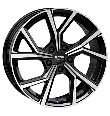 Platin P115 6,5x16 ET46 5x112 57,1 black polished