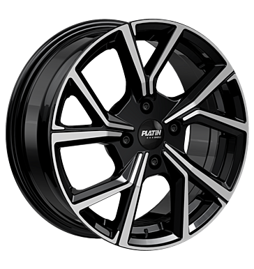Platin P115 6,5x16 ET37 4x100 60,1 black polished