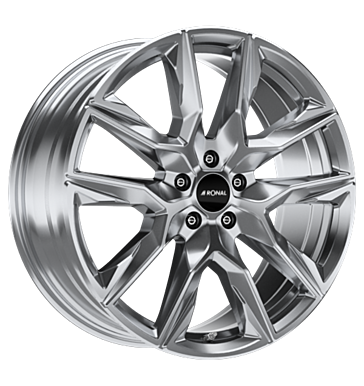 Ronal R71 8,5x20 ET41,6 5x120 72,5 platinum silver
