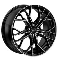 Platin P118 8,5x19 ET45 5x112 66,7 black polished