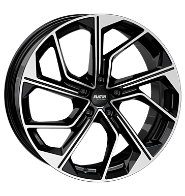 Platin P116 9x20 ET40 5x112 66,6 black polished