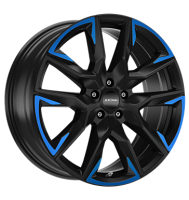Ronal R71 9x21 ET36 5x108 68 jetblack matt blue tinted matt