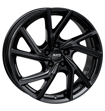Platin P107 7,5x19 ET49,5 5x114,3 67,1 diamant-schwarz