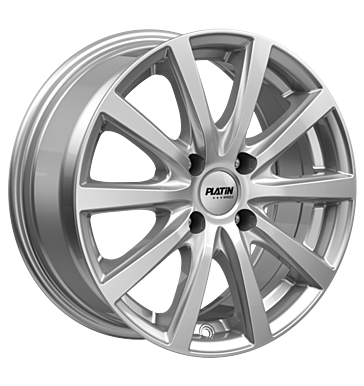 Platin P69 6,5x16 ET47 4x100 63,4 bright silver