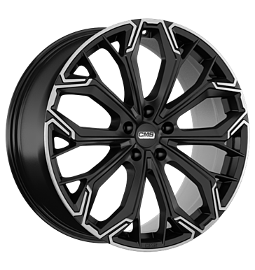 CMS C37 8x18 ET37 5x114,3 67,2 diamant schwarz matt
