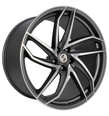 Eta Beta Heron 8,5x20 ET45 5x108 78,1 anthracite matt full polish