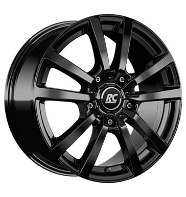 RCDesign RC25T 6,5x16 ET60 5x160 65,1 schwarz glanz