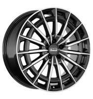 CMS C38 9,5x19 ET51 5x112 66,5 diamond black gloss