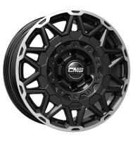 CMS C40 8x18 ET53 5x120 65,1 Diamond Rim Black Matt