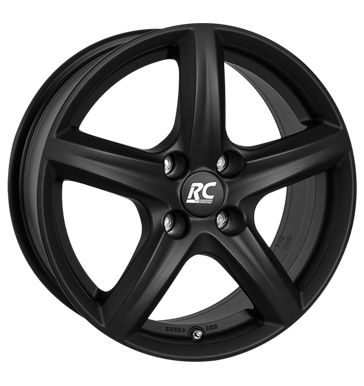 RCDesign RC24 6,5x16 ET38 4x100 63,4 schwarz klar matt