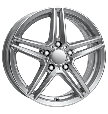 Rial M10 7x16 ET48 5x112 66,5 polar-silber