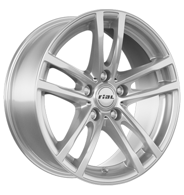 Rial X10 5x19 ET43 5x112 66,6 polar-silber