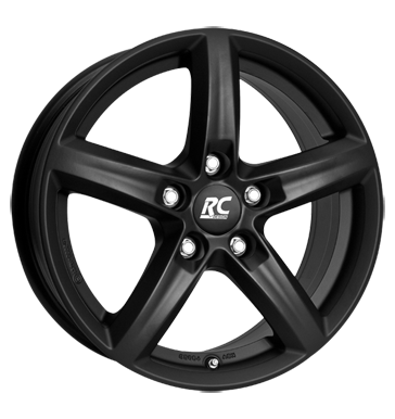 RCDesign RC24 7x16 ET48 5x112 57,1 schwarz klar matt