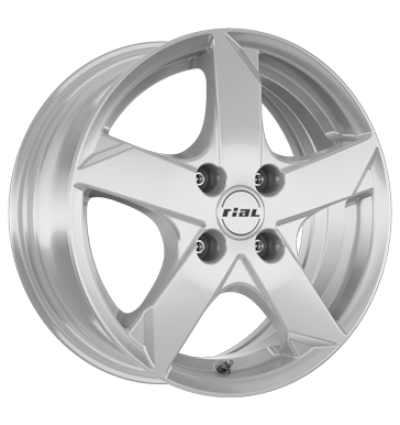 Rial Kodiak 6x15 ET23 4x108 65,1 polar-silber
