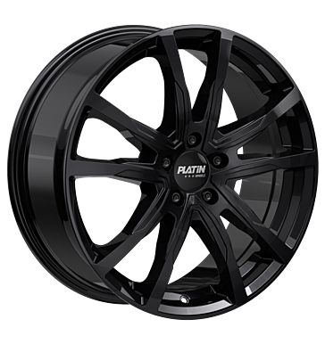 Platin P124 8x18 ET45 5x108 72,6 black glossy