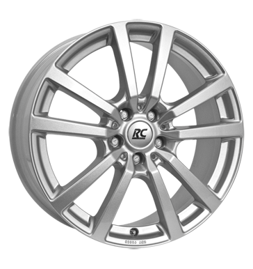 RCDesign RC25 7,5x17 ET50 5x130 71,5 kristallsilber