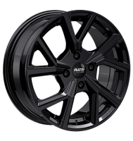 Platin P115 6,5x16 ET28 4x108 65,1 black shiny