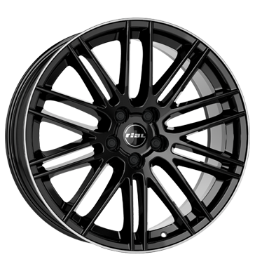 Rial KiboX 9,5x21 ET22 5x112 66,5 diamant-schwarz hornpoliert