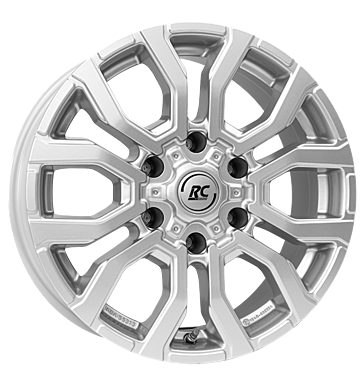 RCDesign RC35 7,5x17 ET55 6x139,7 93,1 kristallsilber