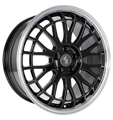Eta Beta Unit 8,5x19 ET33 5x100 78,1 black shiny lip polish