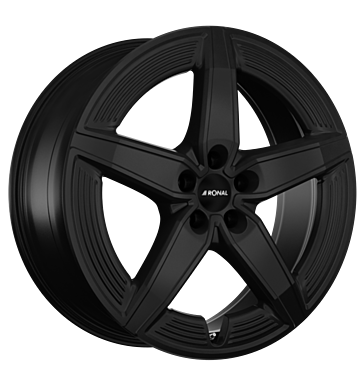 Ronal R72 8,5x20 ET33,1 5x112 66,5 jetblack matt