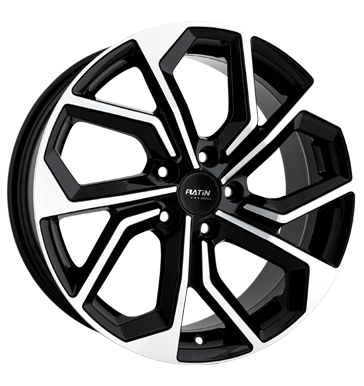 Platin P97 7,5x18 ET43 5x130 84,1 black polished