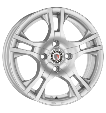 Platin P53 6x15 ET45 4x100 63,4 silber