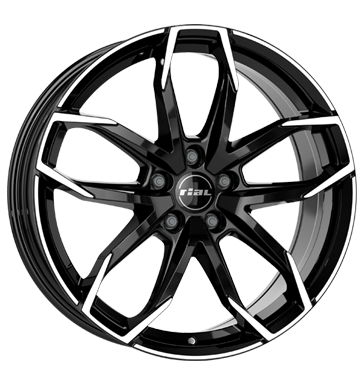 Rial Lucca 8x20 ET36 5x114,3 70,1 diamant-schwarz frontpoliert