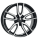 Rial Torino 6,5x16 ET47 5x100 57,1 diamant-schwarz frontpoliert