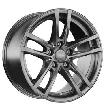 Rial X10 7,5x17 ET40 5x112 57,1 metal-grey
