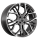 GMP Matisse 6,5x16 ET49 4x100 54,1 anthracite matt diamond