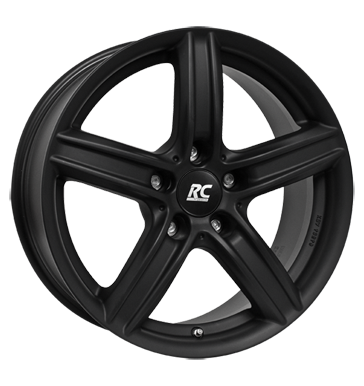 RCDesign RC21 7x16 ET20 5x120 72,6 schwarz klar matt