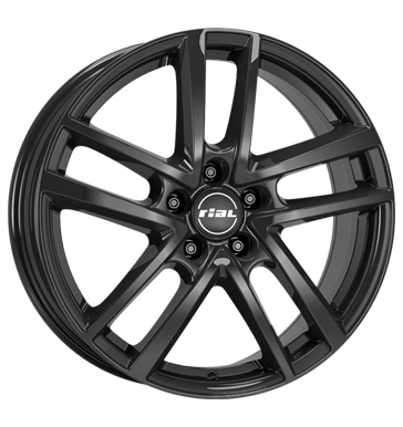 Rial Astorga 8x18 ET39 5x112 66,6 diamant-schwarz
