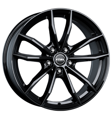 Rial X12 7x17 ET47 5x112 66,5 diamant-schwarz