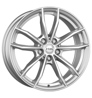 Rial X12 7,5x18 ET46 5x112 57,1 polar-silber