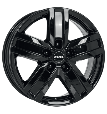 Rial Transporter 6,5x16 ET50 5x120 65,1 schwarz glänzend