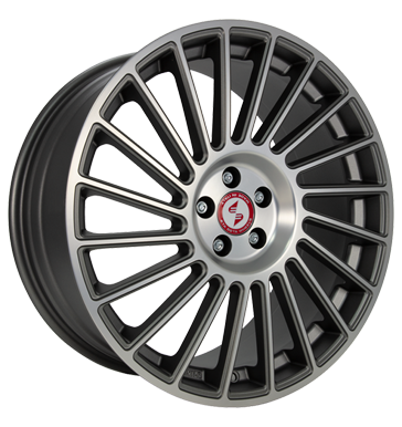 Eta Beta Venti-R 9,5x21 ET35 5x120 64,1 antracite matt full polish