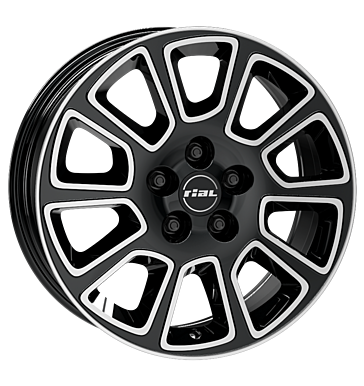 Rial Transporter 2 6,5x16 ET60 5x120 65,1 diamant-schwarz frontpoliert