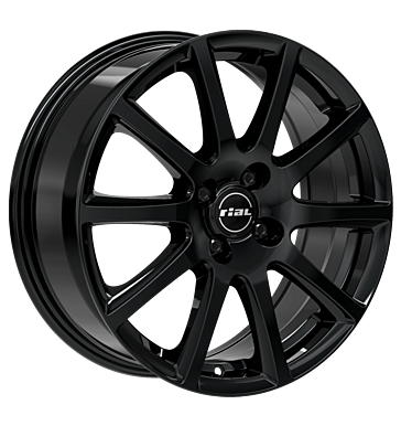 Rial Milano 5,5x14 ET35 4x100 63,3 diamond-black