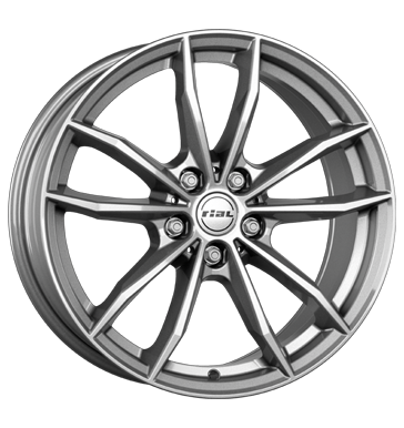Rial X12 8,5x19 ET38 5x112 57,1 metal-grey