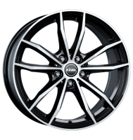 Rial X12 8,5x19 ET29 5x112 66,5 diamant-schwarz frontpoliert