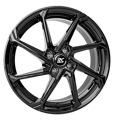 RCDesign RC36 6,5x16 ET43 4x100 60,1 schwarz glanz